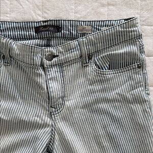 Level 99 Blue and White Striped Jeans